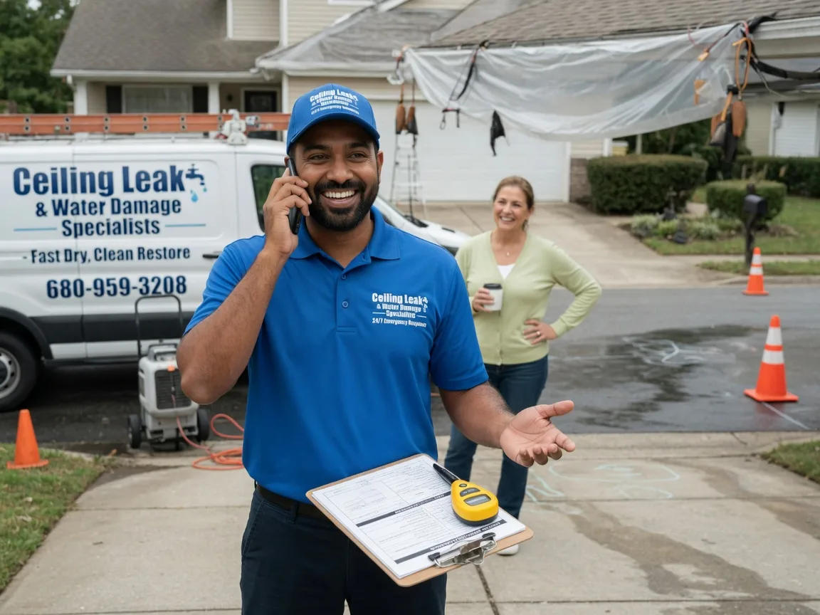 Ceiling Leak Cleanup Fruitland, IA FAQs